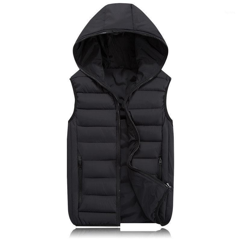 New Spring Autumn Sleeveless Jacket Hot Fashion Men' Winter Hooded Light Plus Size Mens Vests Working Proof Vest Y11, Black
New Spring Autumn Sleeveless Jacket Hot Fashion Men' Winter Hooded Light Plus Size Mens Vests Working Proof Vest Y11, Black