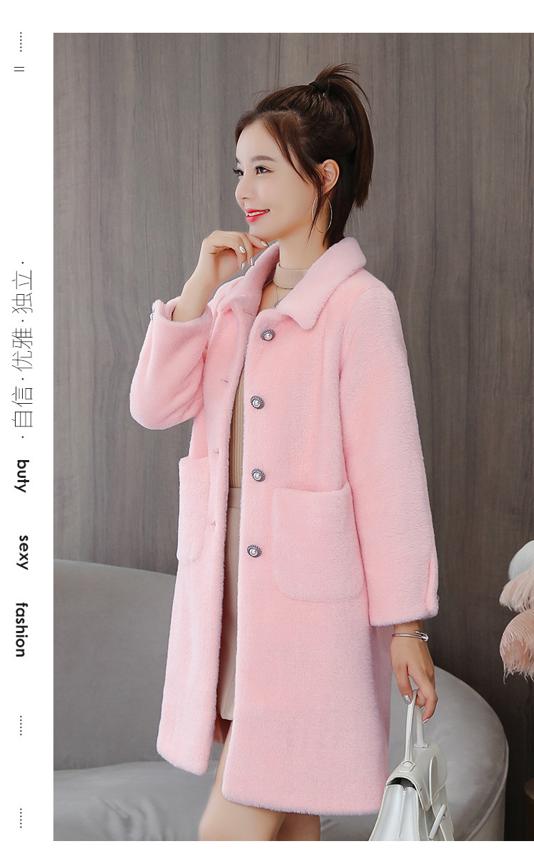 Winter Trench Coat For Women Windbreaker Woolen Coat Female Single Breasted Overcoat Woman Clothes Coats Windbreakers 201111