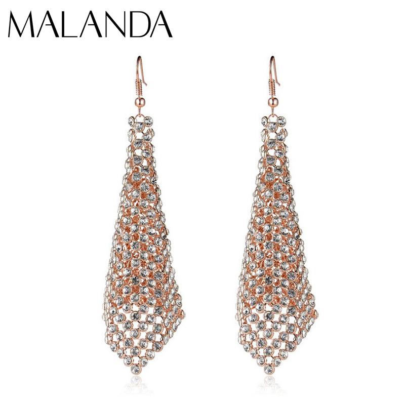 MALANDA Luxury Top Zircon Drop Earrings For Women New Fashion Exaggeration Dangle Earrings Wedding Jewelry Accessories Gift
MALANDA Luxury Top Zircon Drop Earrings For Women New Fashion Exaggeration Dangle Earrings Wedding Jewelry Accessories Gift
