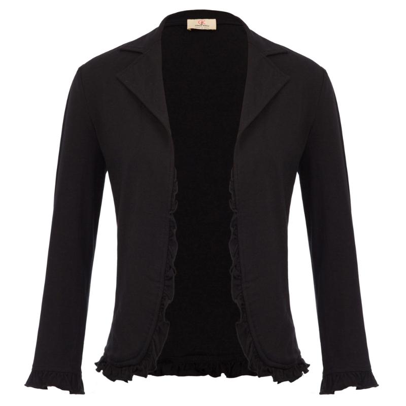 Women coat Casual Lapel Collar Open Front jacket elegant solid color stretch slim wedding party Ruffled Cotton Shrug Bolero fall, Navy blue
Women coat Casual Lapel Collar Open Front jacket elegant solid color stretch slim wedding party Ruffled Cotton Shrug Bolero fall, Navy blue