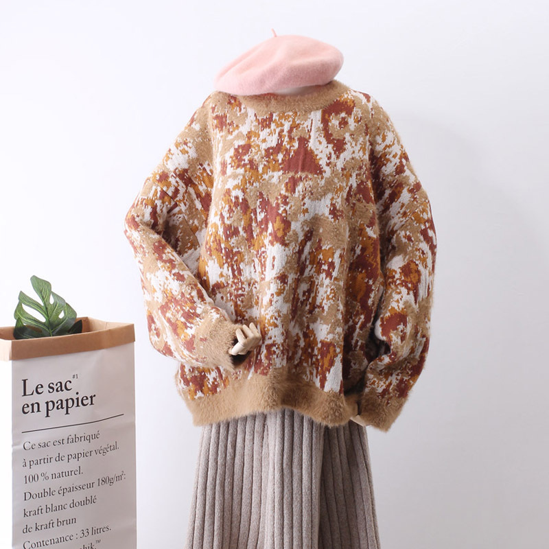 Poncho Cotton Jumper Full New Arrival Limited Women's Shirt Winter Clothes Camouflage Female Mink Pullover Korean Rendering V6XB, Mi caihong.
Poncho Cotton Jumper Full New Arrival Limited Women's Shirt Winter Clothes Camouflage Female Mink Pullover Korean Rendering V6XB, Mi caihong.