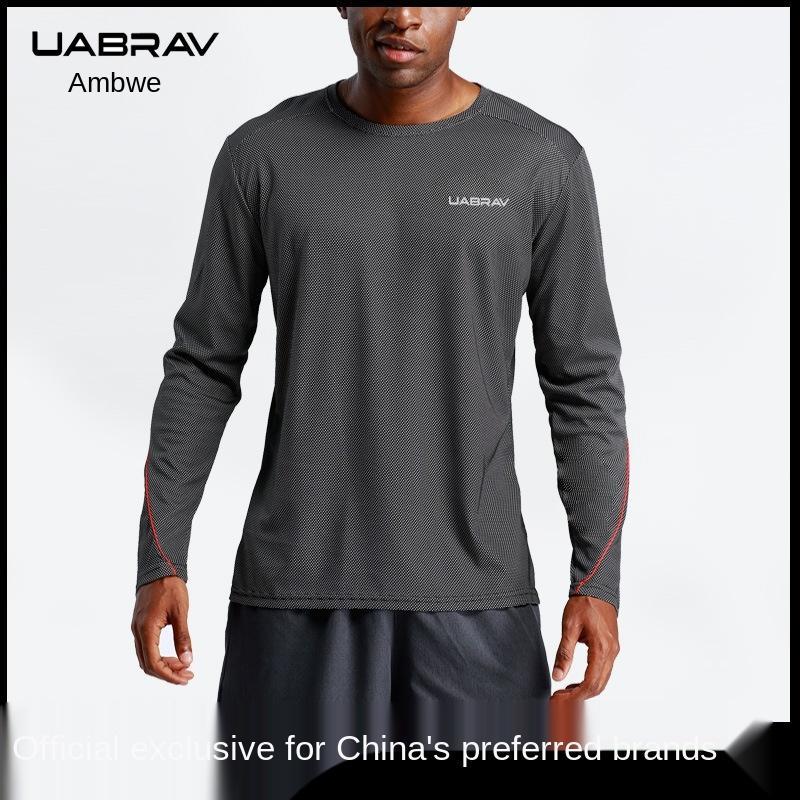 Uabrav Autumn Winter Long-Sleeved Men's Casual Quick Drying Clothes Fitness Sports Coat Long-Sleeved T-shirt Running Sportswear1, Black
Uabrav Autumn Winter Long-Sleeved Men's Casual Quick Drying Clothes Fitness Sports Coat Long-Sleeved T-shirt Running Sportswear1, Black