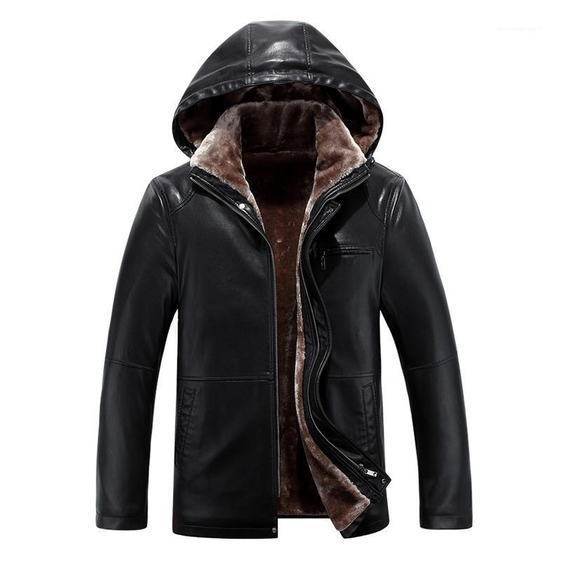 2020 High Quality Men Leather Jacket Faux Sheepskin Coat Winter Leather Jacket Fur Lined Coat Detachable Hood PU1, Black
2020 High Quality Men Leather Jacket Faux Sheepskin Coat Winter Leather Jacket Fur Lined Coat Detachable Hood PU1, Black