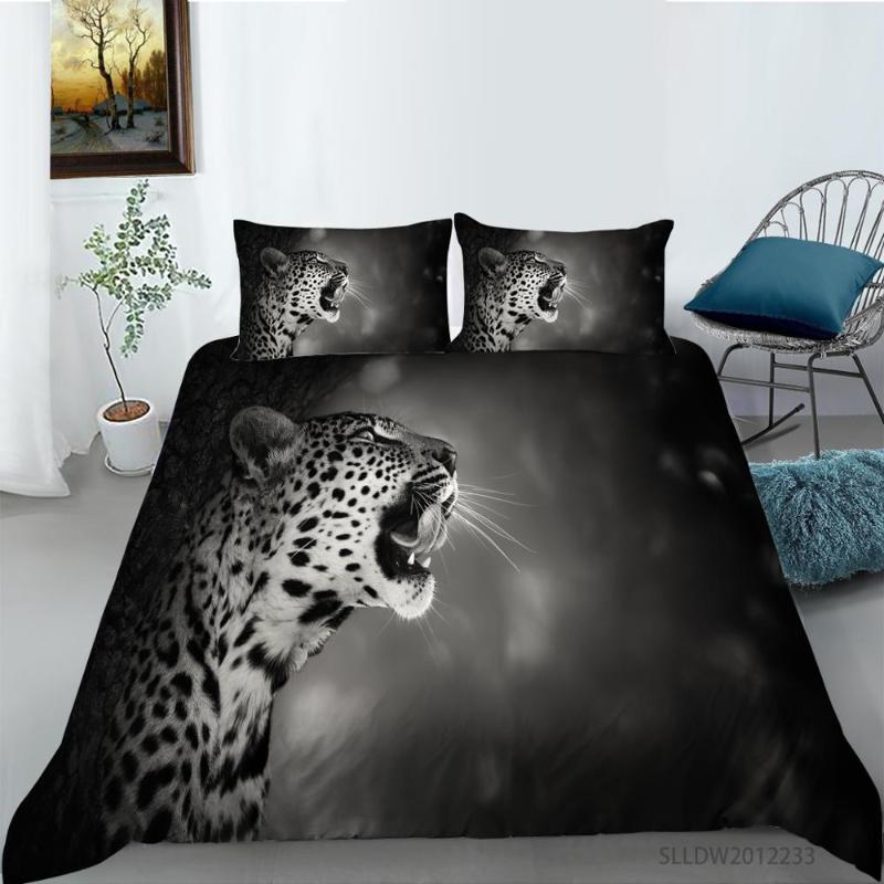 3d Black Leopard Printed Bedding Set Douet Cover for Adults King Size Quilt Bed Set leopard Home Textiles
3d Black Leopard Printed Bedding Set Douet Cover for Adults King Size Quilt Bed Set leopard Home Textiles