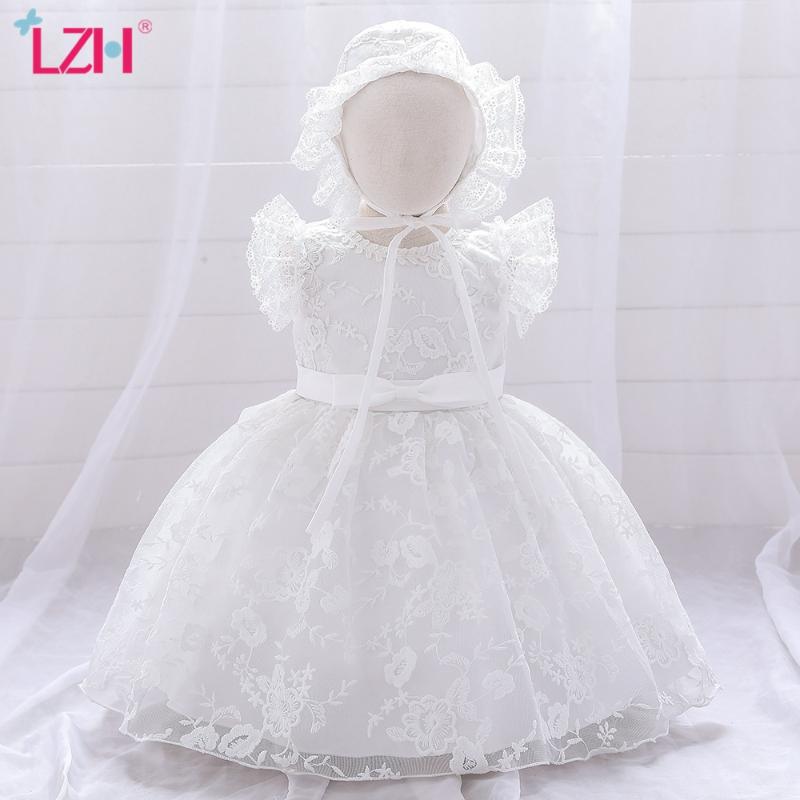 LZH Newborn Clothes 2020 Childrens Princess Dress Solid Color Embroidery Baby 1 Year Birthday Party Dress Infant Girls Dress+Hat, White
LZH Newborn Clothes 2020 Childrens Princess Dress Solid Color Embroidery Baby 1 Year Birthday Party Dress Infant Girls Dress+Hat, White