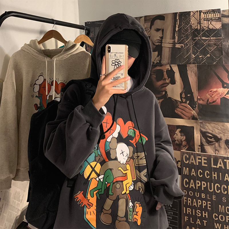 2021 New Hip-hop Male Hoodie Autumn Clothes Loose Joker Long Sport Bf Jacket in Harbor Wind XYVK, Dark grey
2021 New Hip-hop Male Hoodie Autumn Clothes Loose Joker Long Sport Bf Jacket in Harbor Wind XYVK, Dark grey