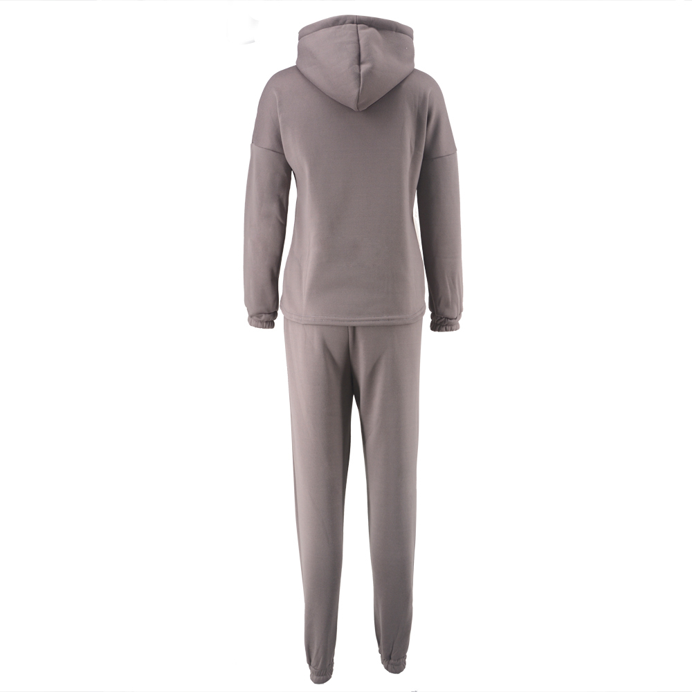 XUANSHOW Fashion Women Tracksuit Autumn Winter Irregular HoodiesLong Pants 2 Piece Set Outfits Conjunto Moleton Feminino T201031