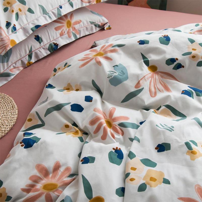 Romantic pastoral flower bedding set,full queen king 60s cotton floral double home textile bed sheet pillow case duvet cover, Picture color
Romantic pastoral flower bedding set,full queen king 60s cotton floral double home textile bed sheet pillow case duvet cover, Picture color