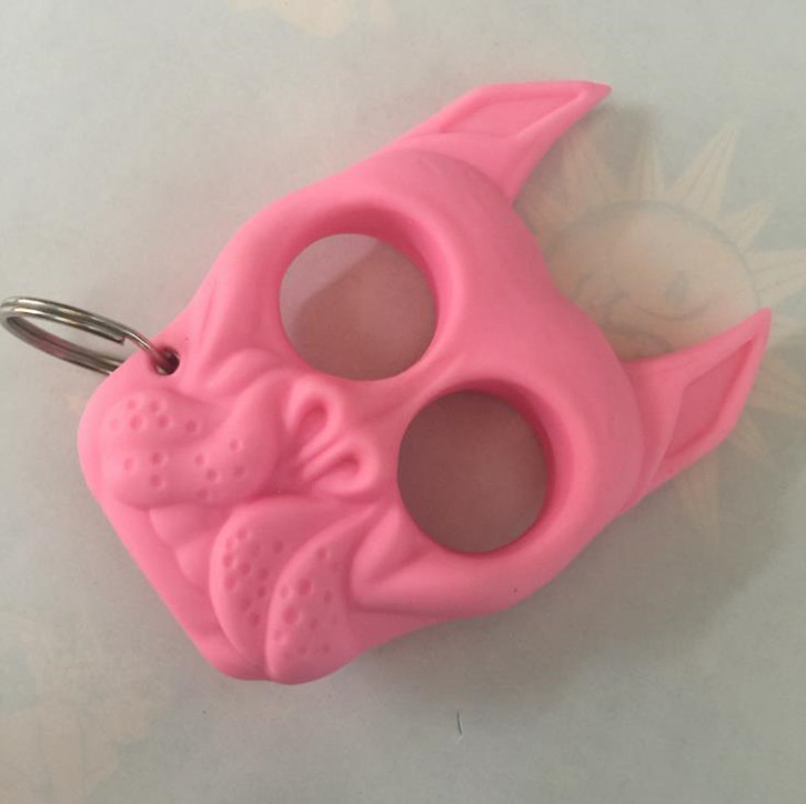 123 Dog head keychain dog head plastic steel finger tiger plastic hand buckle mini finger tiger girl self-defense finger buckle856
123 Dog head keychain dog head plastic steel finger tiger plastic hand buckle mini finger tiger girl self-defense finger buckle856