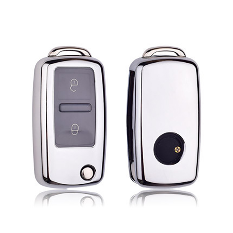 Soft TPU Car Key Remote Protect Full Case For Passat Golf Jetta Bora Polo Sagitar Tiguan Auto Keys Cover Shell