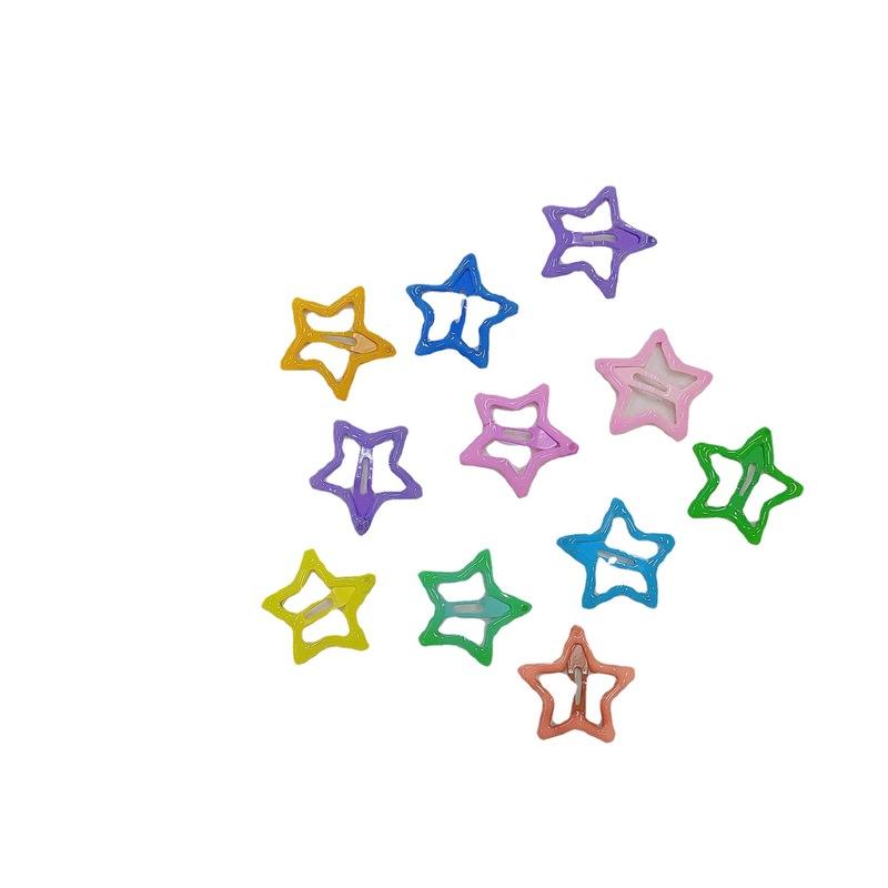 Hair Accessories 10/Pcs Sweets Star Pins Clips For Girls Headwear Clip Claw Kids Tie Pin Baby Barrettes, Slivery;white
Hair Accessories 10/Pcs Sweets Star Pins Clips For Girls Headwear Clip Claw Kids Tie Pin Baby Barrettes, Slivery;white