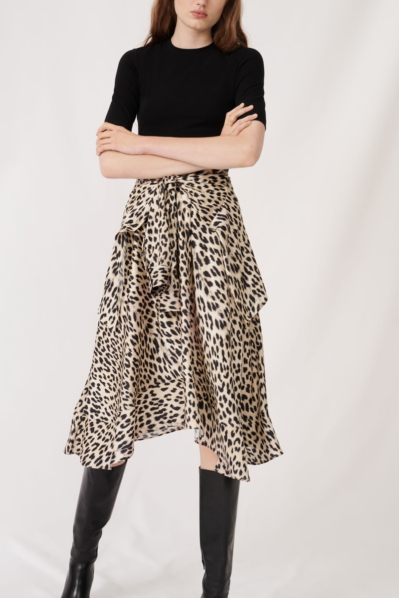 2020 Spring Autumn Short Sleeve Round Neck Black Retro Leopard Print Panelled Mid-Calf Dress Women Fashion Dresses S2718239, Black;gray
2020 Spring Autumn Short Sleeve Round Neck Black Retro Leopard Print Panelled Mid-Calf Dress Women Fashion Dresses S2718239, Black;gray