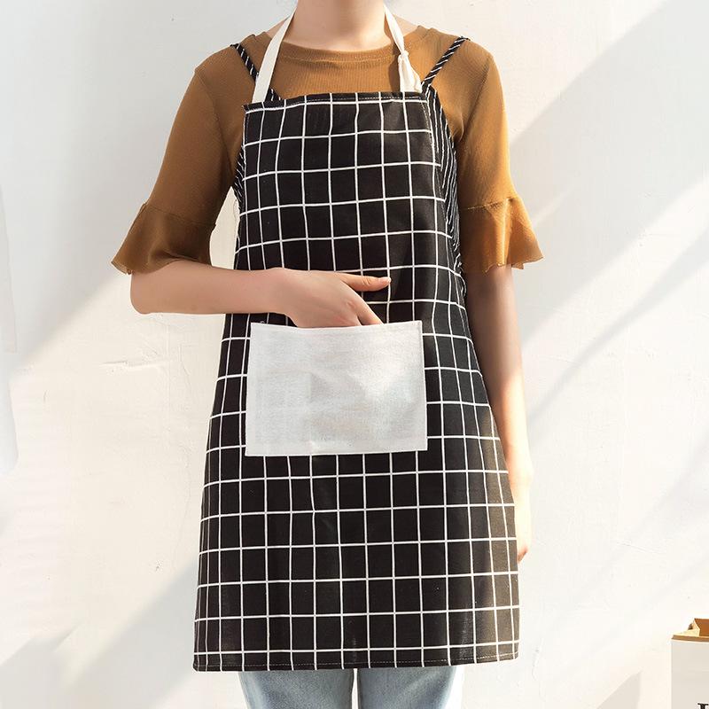 Plaids Striped Cotton Linen Apron Woman Adult Bibs Home Cooking Baking Coffee Shop Cleaning Aprons Kitchen Accessory
Plaids Striped Cotton Linen Apron Woman Adult Bibs Home Cooking Baking Coffee Shop Cleaning Aprons Kitchen Accessory
