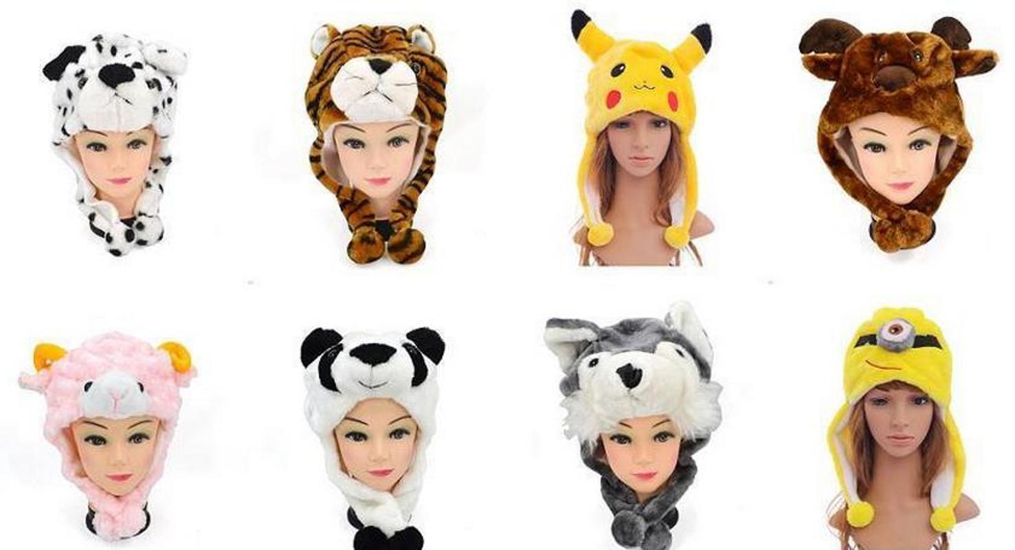 Cosplay stuffed cartoon hat adults kids children plush animal hat party costume cap cute fun event winter warm hats earmuff1
Cosplay stuffed cartoon hat adults kids children plush animal hat party costume cap cute fun event winter warm hats earmuff1