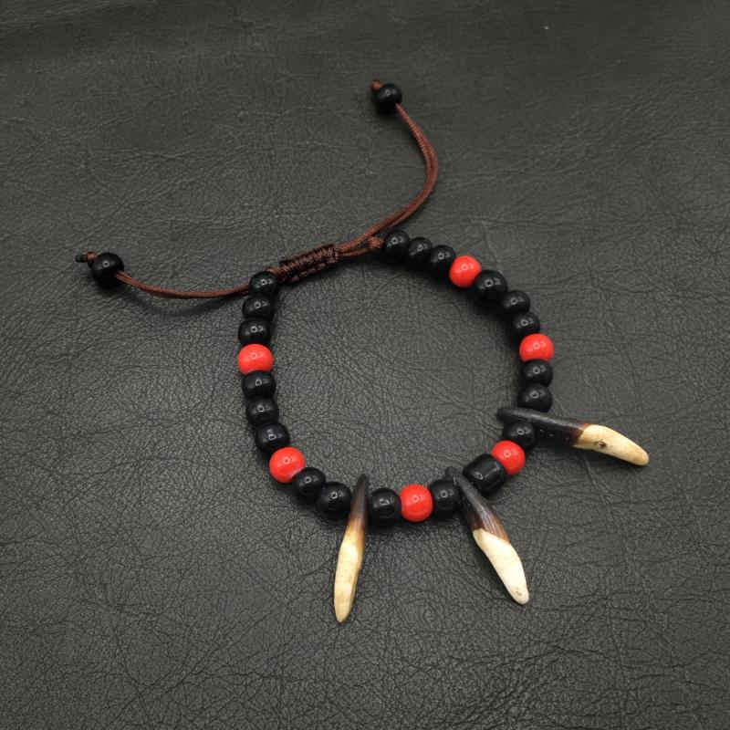 New Arrival Fashion Handmade Statement Wolf Tooth Fangs Spike Amulet Bracelets Accessories Jewelry for Men
New Arrival Fashion Handmade Statement Wolf Tooth Fangs Spike Amulet Bracelets Accessories Jewelry for Men