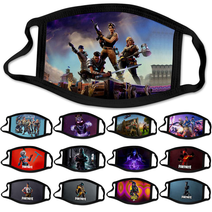 DHL Fortnite battle royae mask designer Anime Game Fortnite black red face mask adult Dustproof Haze mouth Masks kids anti dust facemask
DHL Fortnite battle royae mask designer Anime Game Fortnite black red face mask adult Dustproof Haze mouth Masks kids anti dust facemask