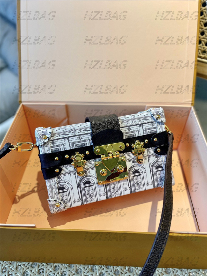 Petite Malle Luxurys designers Bag M59106 Black White Architectural Print M59149 Ancient Roman Statues mini trunk long shoulder straps crossbody Shoulder Bags, 01
Petite Malle Luxurys designers Bag M59106 Black White Architectural Print M59149 Ancient Roman Statues mini trunk long shoulder straps crossbody Shoulder Bags, 01