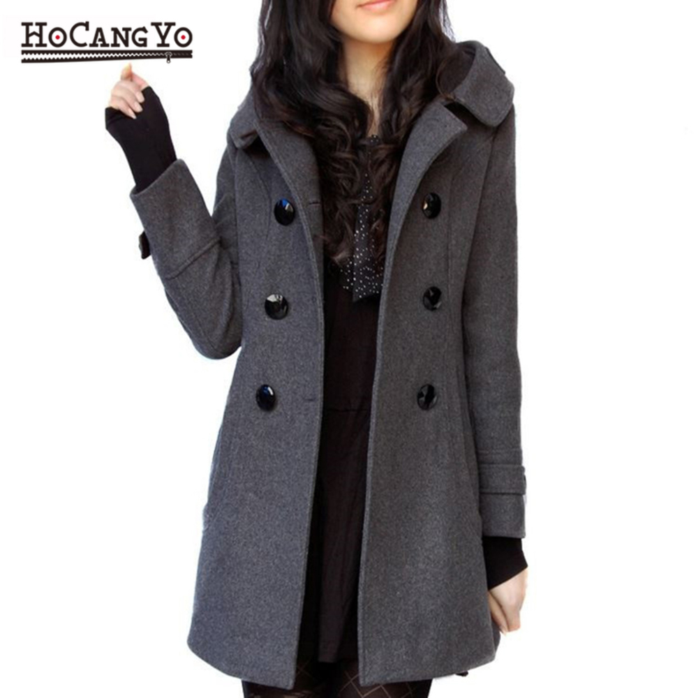 Winter 2019 Hooded Cashmere Woolen Cotton Coats and Jackets Women Casual Slim Plus Size Wool Blends Long Coat, Black
Winter 2019 Hooded Cashmere Woolen Cotton Coats and Jackets Women Casual Slim Plus Size Wool Blends Long Coat, Black