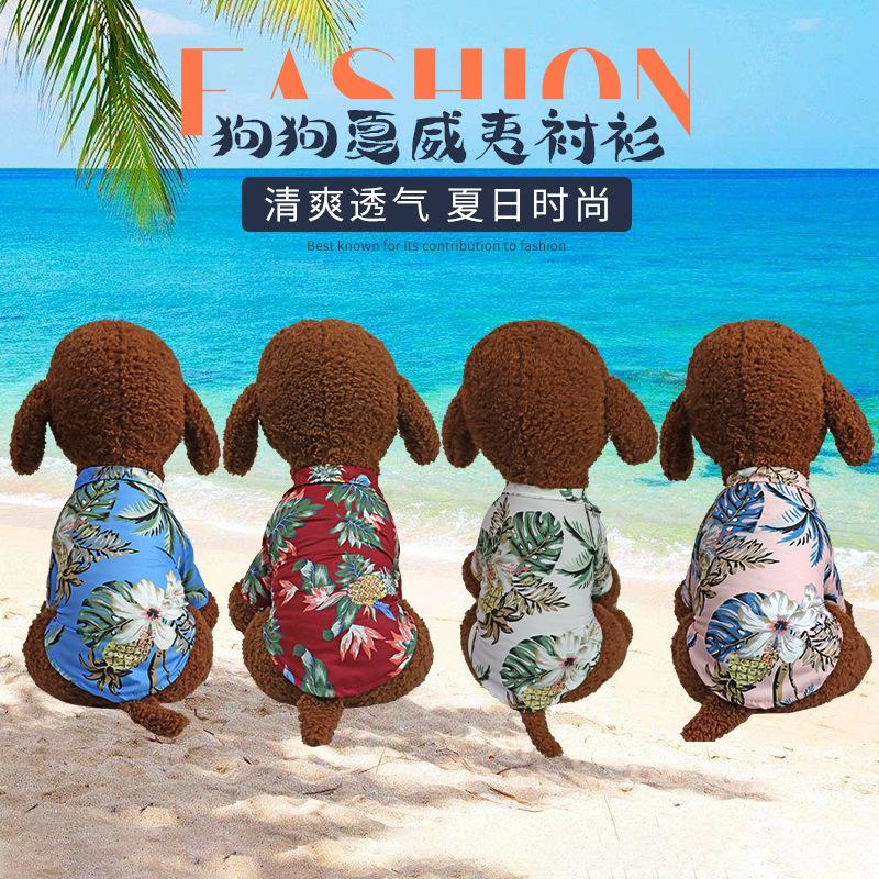 Summer Hawaii Pet Dog Clothes Coat Jacket T-shirt Clothing For Dogs Cat Clothing Pet Supplies Teddy Chihuahua Dog Accessories, White
Summer Hawaii Pet Dog Clothes Coat Jacket T-shirt Clothing For Dogs Cat Clothing Pet Supplies Teddy Chihuahua Dog Accessories, White