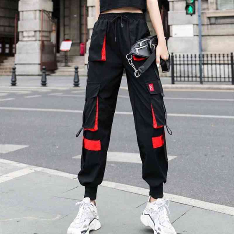 Streetwear Fashion Trouser Women Cargo Pants Gothic Hip Hoptechwear Female Joggers Sweatpants Casual Outdoor Clothing, Black;white
Streetwear Fashion Trouser Women Cargo Pants Gothic Hip Hoptechwear Female Joggers Sweatpants Casual Outdoor Clothing, Black;white