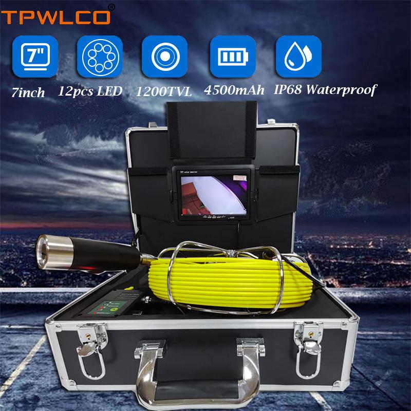 7" HD TFT LCD Screen Dual-Lens Pipeline Inspection Camera System With 12pcs LEDS 20m 42mm Industrial Pipeline
7" HD TFT LCD Screen Dual-Lens Pipeline Inspection Camera System With 12pcs LEDS 20m 42mm Industrial Pipeline