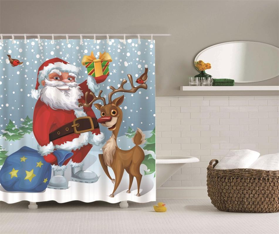 Shower Curtains Christmas bathroom set Home Decor 3D Print Curtians In The Bathroom Waterproof Curtains Customized
Shower Curtains Christmas bathroom set Home Decor 3D Print Curtians In The Bathroom Waterproof Curtains Customized