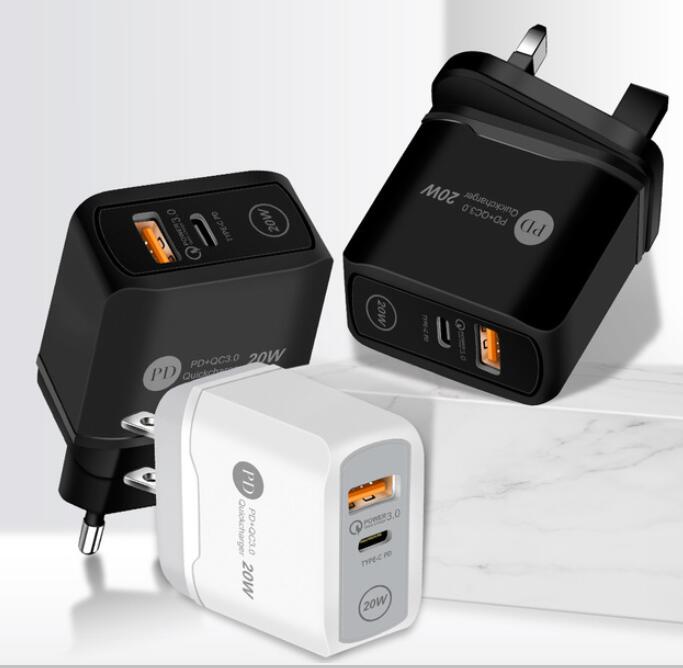 Type-C 20W PD and QC 3.0 Fast Wall Phone Charger with US EU UK Plug for IPhone Ipad Xiaomin Huawei Mobile Phone
Type-C 20W PD and QC 3.0 Fast Wall Phone Charger with US EU UK Plug for IPhone Ipad Xiaomin Huawei Mobile Phone