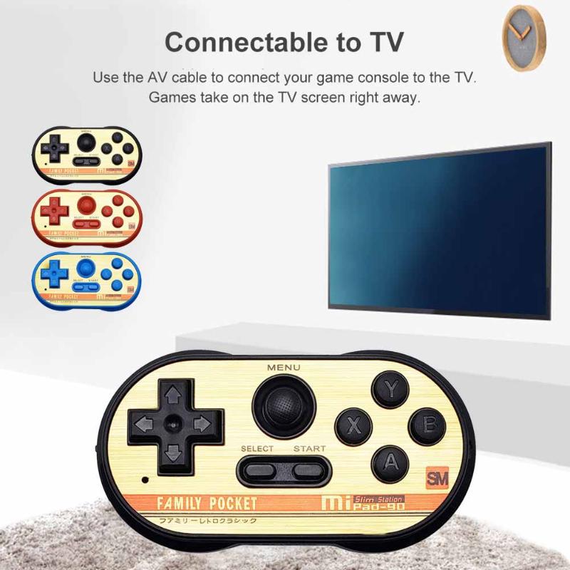 8-bit Mini double play classic NES game console, mipad90sm Mini TV , built-in 20 games, Small and portable
8-bit Mini double play classic NES game console, mipad90sm Mini TV , built-in 20 games, Small and portable