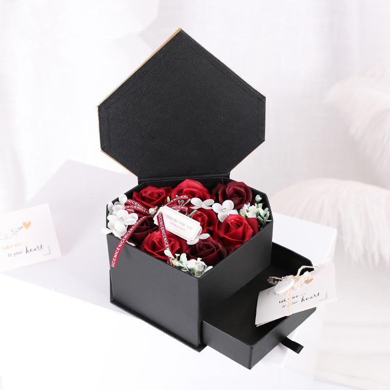 Heart-shaped drawer soap flower gift box for girlfriend birthday gift creative matching card masonry box Decorative Flowers
Heart-shaped drawer soap flower gift box for girlfriend birthday gift creative matching card masonry box Decorative Flowers
