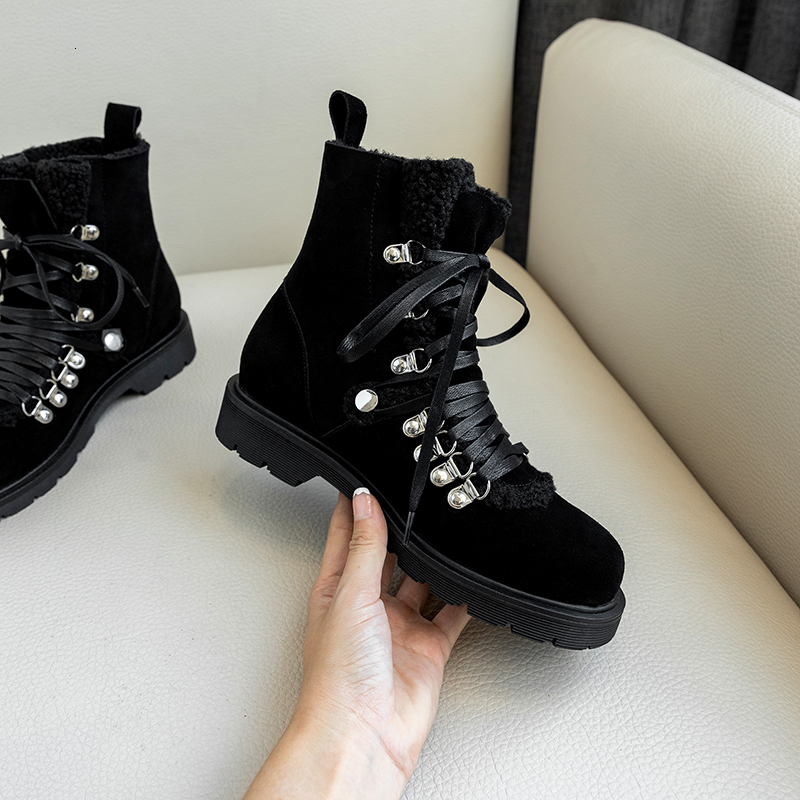 2021 in Warm Winter Women's Shoes Genuine Size 22-26.5cm Cow Suede Snowboots Hot Velvet Snow Boots AMVK, Brown-winter
2021 in Warm Winter Women's Shoes Genuine Size 22-26.5cm Cow Suede Snowboots Hot Velvet Snow Boots AMVK, Brown-winter