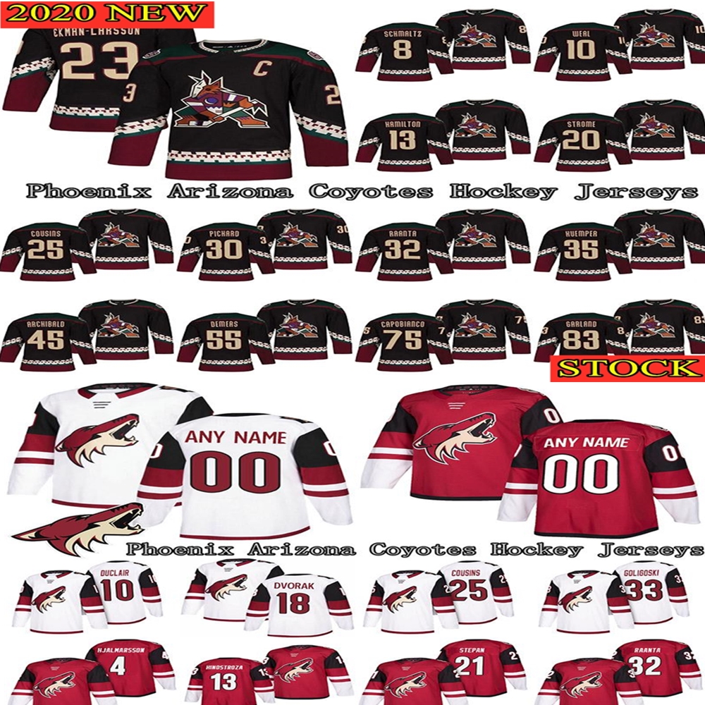 Phoenix Arizona Coyotes Black Alternate Stitched Jersey 23 Oliver Ekman-Larsson 81 Phil Kessel 16 Max Domi Custom Hockey Jerseys, Red
Phoenix Arizona Coyotes Black Alternate Stitched Jersey 23 Oliver Ekman-Larsson 81 Phil Kessel 16 Max Domi Custom Hockey Jerseys, Red