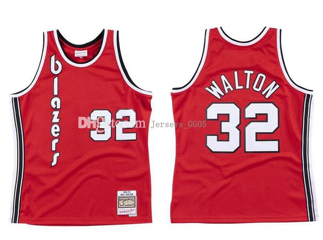 Mens basketball Portland Trail Blazers women abc 32 Bill Walton Mitchell & Ness 1976-77 Hardwoods Classics Authentic Jersey, Black;red
Mens basketball Portland Trail Blazers women abc 32 Bill Walton Mitchell & Ness 1976-77 Hardwoods Classics Authentic Jersey, Black;red
