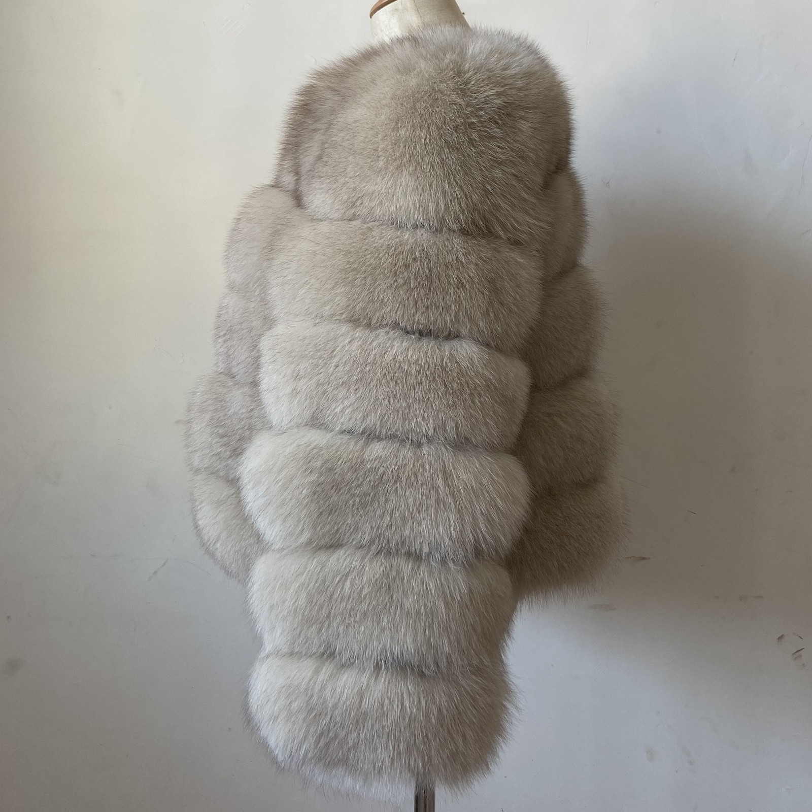 BEIZIRU real fur coat sleeves natural fox fur jacket winter warm fashion leather coat natural fur Genuine Leather coats LJ201201
