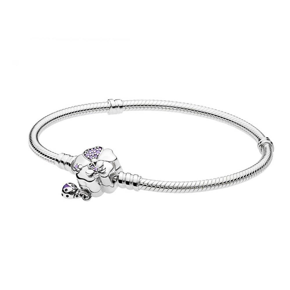 Wholesale Romantic 925 Sterling Bracelet Silver Moments Wildflower Meadow Clasp Snake Chain Bracelet Fits For European Bracelets Charms and Beads
Wholesale Romantic 925 Sterling Bracelet Silver Moments Wildflower Meadow Clasp Snake Chain Bracelet Fits For European Bracelets Charms and Beads