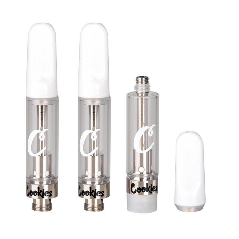 High Quality Cookies Vape Atomizer TH205 TH210 1.0ml Oil empty Vape Cartridge 510 Thread Ceramic White Tip Glass Tank 100 pcs in one foam bo
High Quality Cookies Vape Atomizer TH205 TH210 1.0ml Oil empty Vape Cartridge 510 Thread Ceramic White Tip Glass Tank 100 pcs in one foam bo