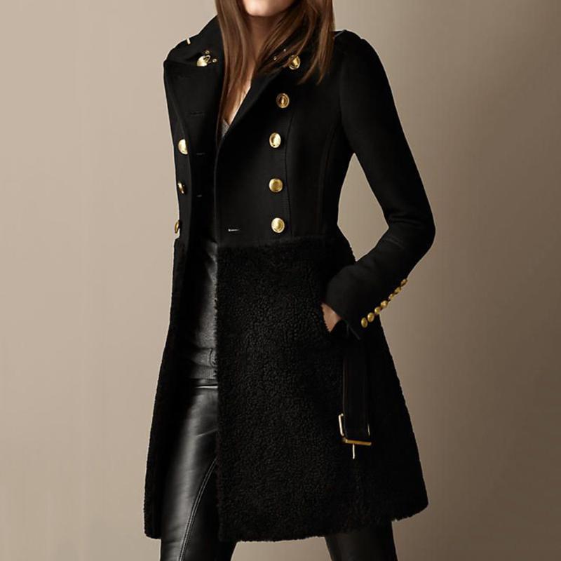 Women's Wool & Blends Women Jackets Oversized Vintage Punk Black Slim Autumn Winter Coats Outwear Casual Fashion Female Plus Size Thin Trenc
Women's Wool & Blends Women Jackets Oversized Vintage Punk Black Slim Autumn Winter Coats Outwear Casual Fashion Female Plus Size Thin Trenc
