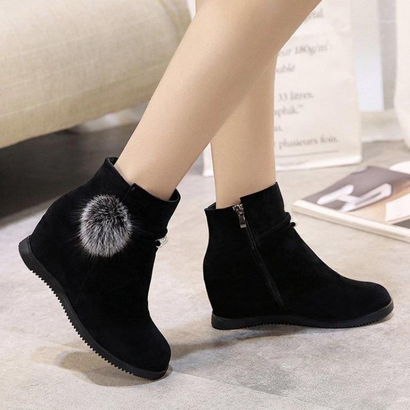 autumn and winter boots female British style student Korean version of the wild round toe increase flat bottom fur b1, Brown thin velvet
autumn and winter boots female British style student Korean version of the wild round toe increase flat bottom fur b1, Brown thin velvet