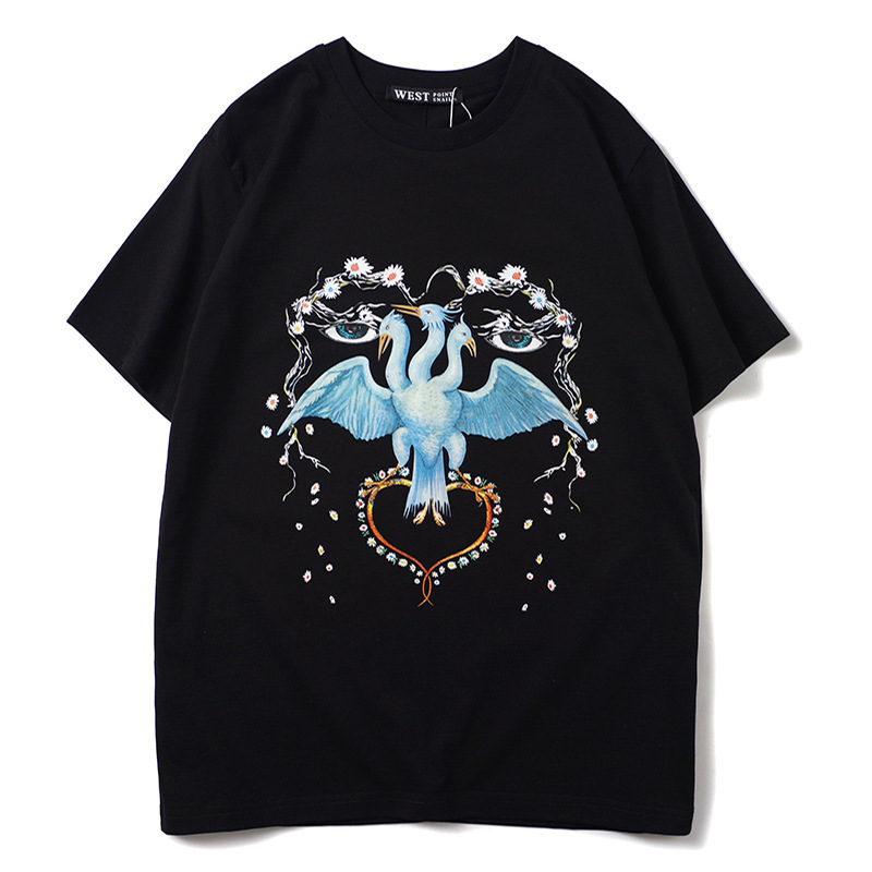 2021 New Men Luxury Bird Flowers T-shirts Hip Shirt Skateboard Parkour Street Cotton Top N172 O5XR, Black
2021 New Men Luxury Bird Flowers T-shirts Hip Shirt Skateboard Parkour Street Cotton Top N172 O5XR, Black
