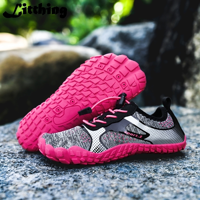 Children Shoes Summer Water Shoes Breathable Non-slip Sport Mesh Solid Color Sneaker Kids Boys Girls Beach Shoes 201130