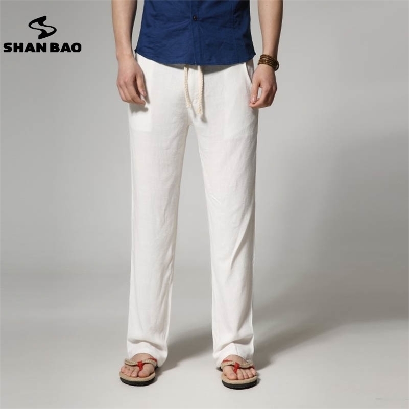 SHAN BAO brand men's straight loose high quality cotton linen thin casual pants original Chinese style trousers white black 201109
SHAN BAO brand men's straight loose high quality cotton linen thin casual pants original Chinese style trousers white black 201109