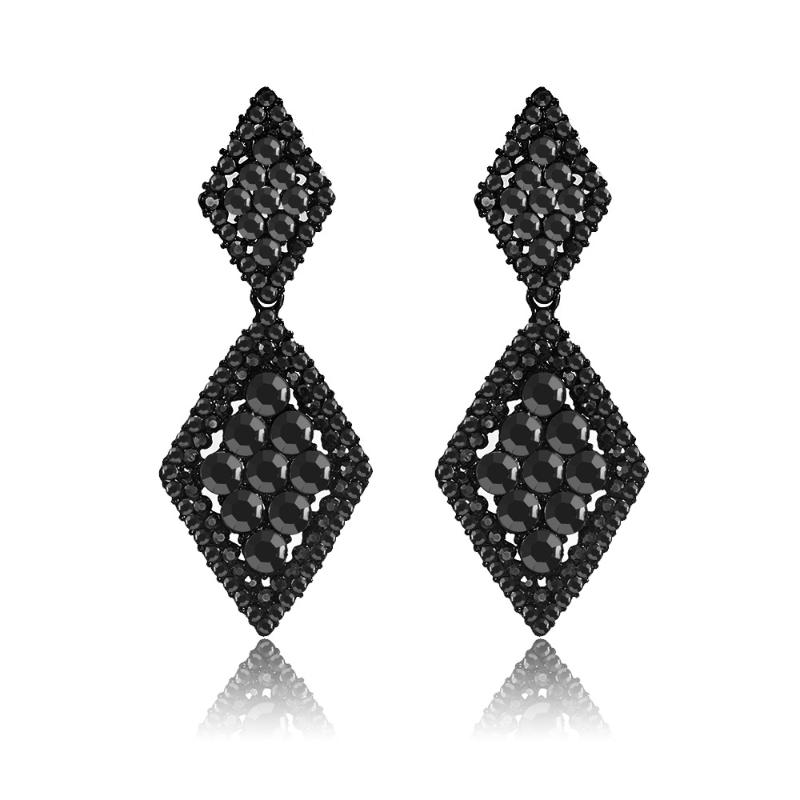 Crystal exaggerated with long black vintage drop fashion earrings for women 2021 aretes largos de mujer statement for women
Crystal exaggerated with long black vintage drop fashion earrings for women 2021 aretes largos de mujer statement for women