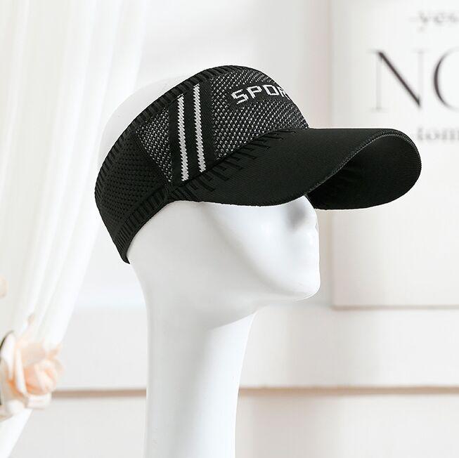 New outdoor hiking golf knitted cap Summer unisex adult women casual cotton visor cap Sun hat Topless running gorros1, Black 
New outdoor hiking golf knitted cap Summer unisex adult women casual cotton visor cap Sun hat Topless running gorros1, Black
