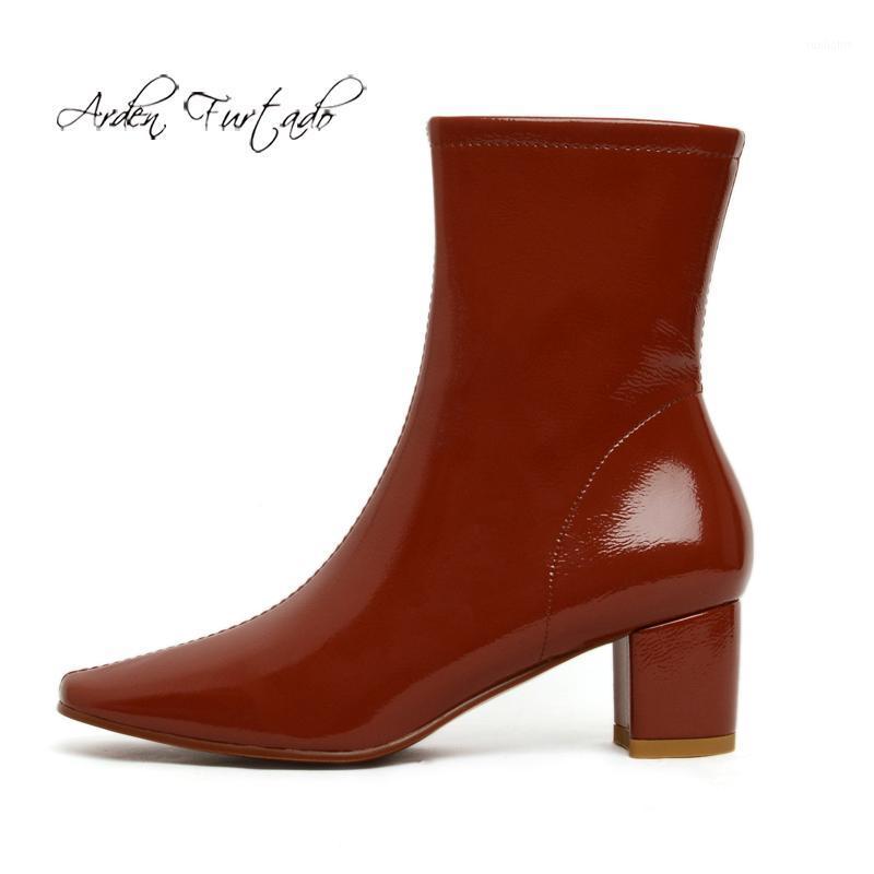 Arden Furtado 2020 Fashion Women's Shoes Winter Pointed Toe white Classics Chunky Heels brown Women's ankle Boots 42 431, Black
Arden Furtado 2020 Fashion Women's Shoes Winter Pointed Toe white Classics Chunky Heels brown Women's ankle Boots 42 431, Black