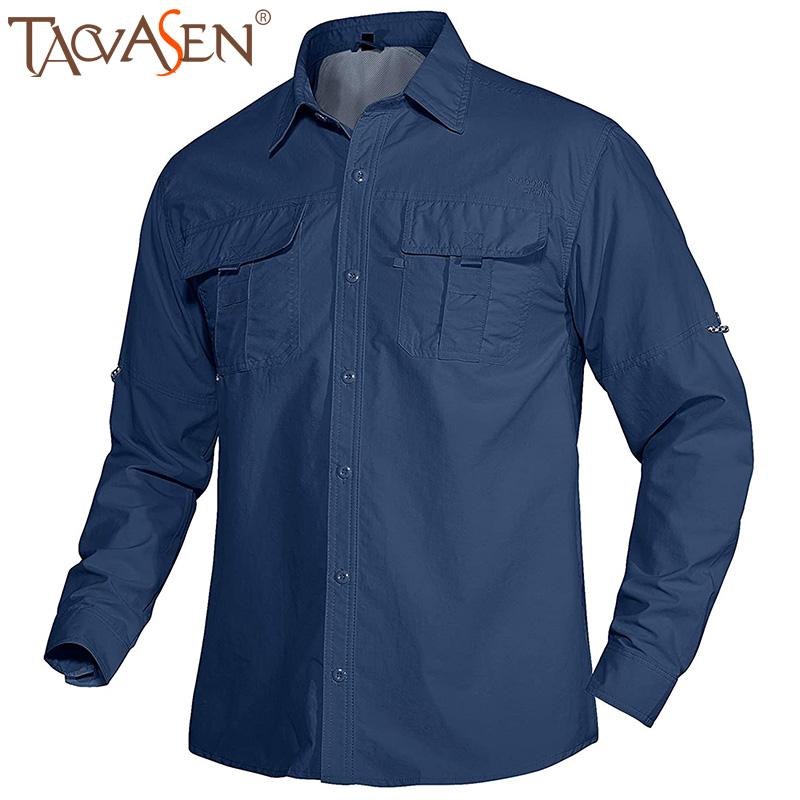 Outdoor Shirts TACVASEN Hiking Shirt Men Quick Dry Work Long Sleeve Tactical With Pockets Fishing Climbing Tops, Army green
Outdoor Shirts TACVASEN Hiking Shirt Men Quick Dry Work Long Sleeve Tactical With Pockets Fishing Climbing Tops, Army green