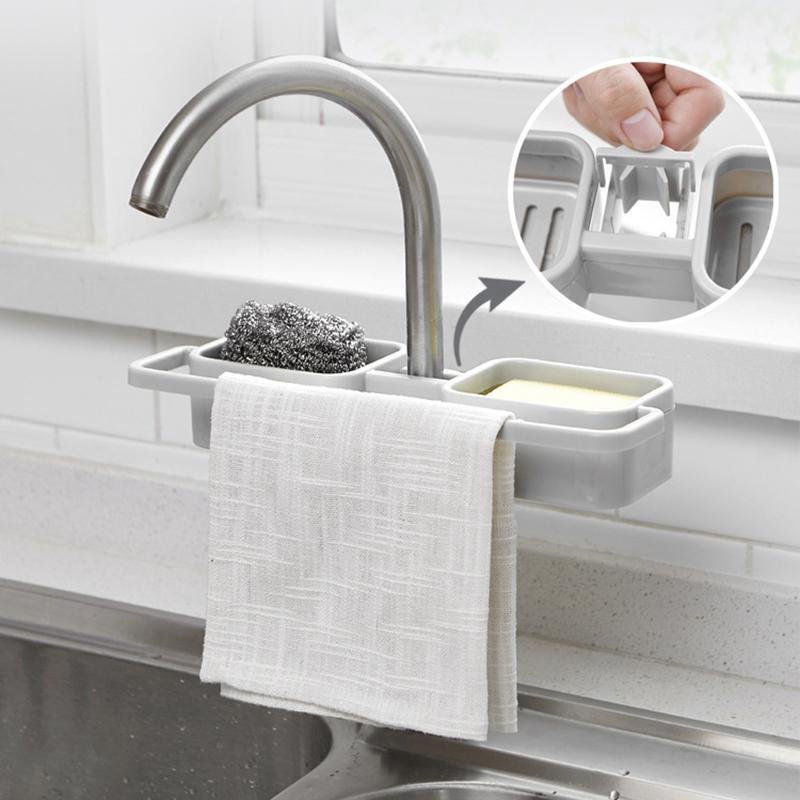 Faucet Drain Storage Rack Kitchen Sink Dish Cloth Sponge Holder Rack Bathroom Towel Soap Storage Box Shelf
Faucet Drain Storage Rack Kitchen Sink Dish Cloth Sponge Holder Rack Bathroom Towel Soap Storage Box Shelf