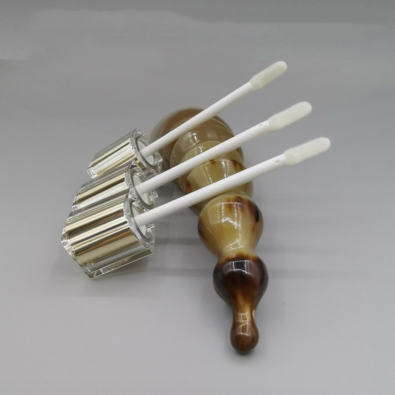 8ml Lipgloss Square Plastic Box Containers Empty Bottles Rose Gold Lipgloss Tube Eyeliner Eyelash Container Mini Lip Gloss Split B5913443