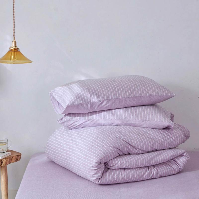 Svetanya Purple Stripes Knitted Cotton Duvet Cover Pillowcase Soft Warm Bedlinen Single Full Queen King Size Bedding Set, 20205501
Svetanya Purple Stripes Knitted Cotton Duvet Cover Pillowcase Soft Warm Bedlinen Single Full Queen King Size Bedding Set, 20205501