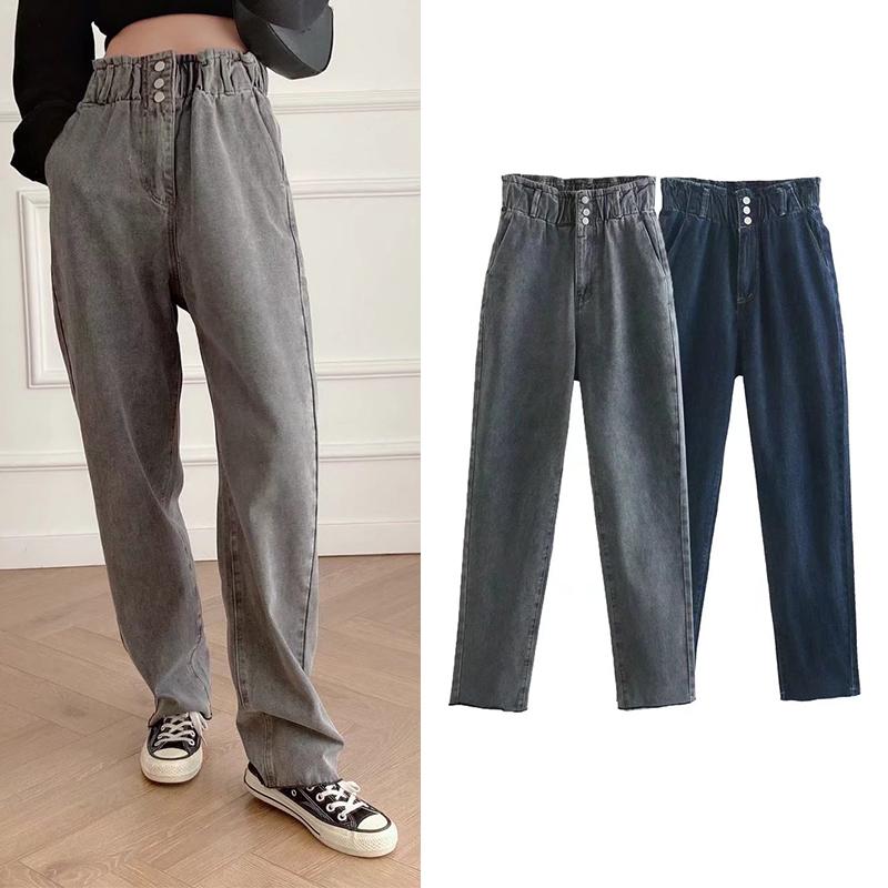 Women's Jeans Women 2022 Loose Casual Harem Pants High Waist Denim Trousers Female Slouchy Paper Bag Style MSD2190, Blue
Women's Jeans Women 2022 Loose Casual Harem Pants High Waist Denim Trousers Female Slouchy Paper Bag Style MSD2190, Blue