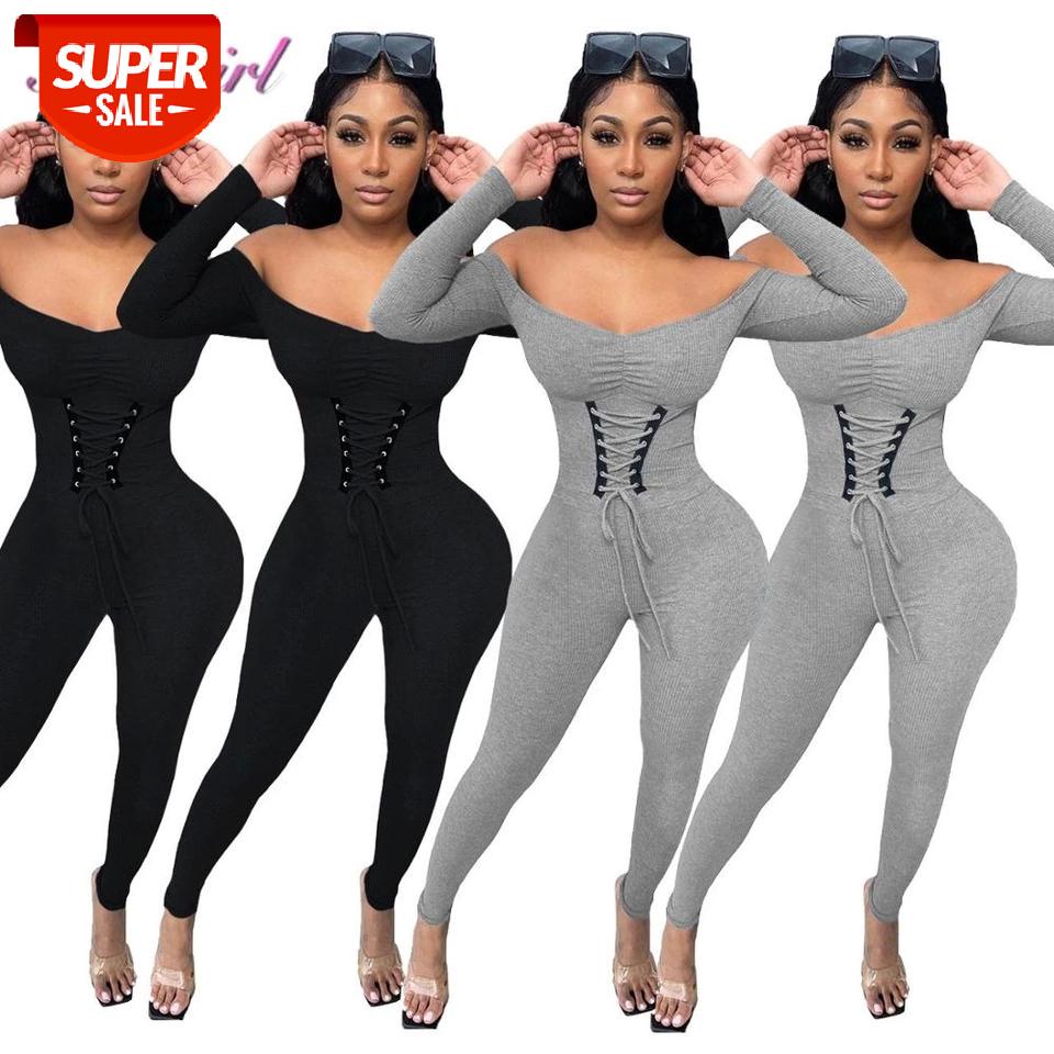 Women Ribbed Knitted Fitness Casual Strapless Long Sleeve Bandage Night Party Skinny Jumpsuit Outfit Sportwear Rompers Overalls #uB1f, Black;white
Women Ribbed Knitted Fitness Casual Strapless Long Sleeve Bandage Night Party Skinny Jumpsuit Outfit Sportwear Rompers Overalls #uB1f, Black;white
