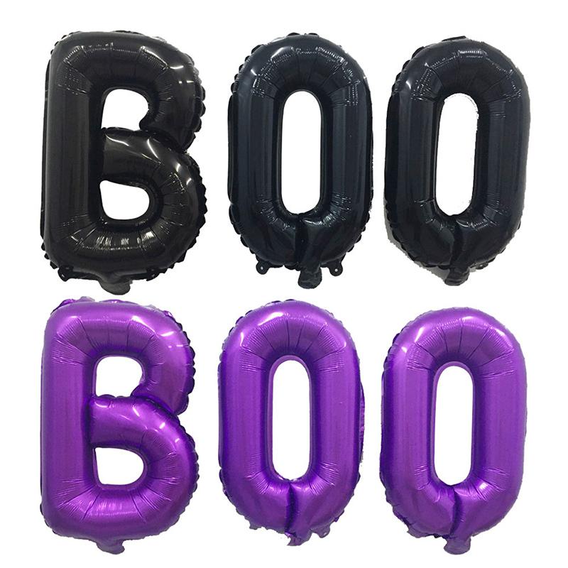2 sets/lot BOO Letter Balloon Halloween Decoration Shopping Mall Party Bedroom Living Room Window Decoration Black And Purple
2 sets/lot BOO Letter Balloon Halloween Decoration Shopping Mall Party Bedroom Living Room Window Decoration Black And Purple